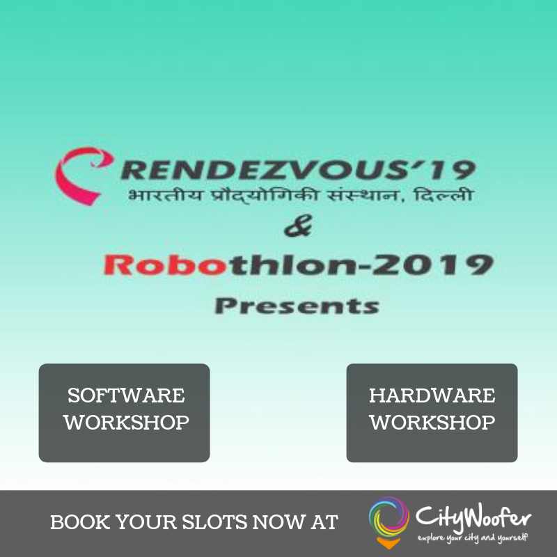 citywoofer's tweet photo. Rendezvous, IIT Delhi Presents #Robothlon 2019. Get ready to learn some high-tech technology at IIT Delhi and be a part of the inimitable cultural fest of #Delhi.
Book Tickets:- https://t.co/bEfDaNeZsH
#IIT #IITD #Technology #Science #Fest #Technofest #TechFest #CityWoofer https://t.co/SQLoaUx26P