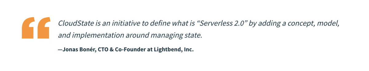 NEW Lightbend Podcast: 'What Is CloudState?' with @jboner and @viktorklang | @CloudstateIO #serverless20 lightbend.com/blog/lightbend…