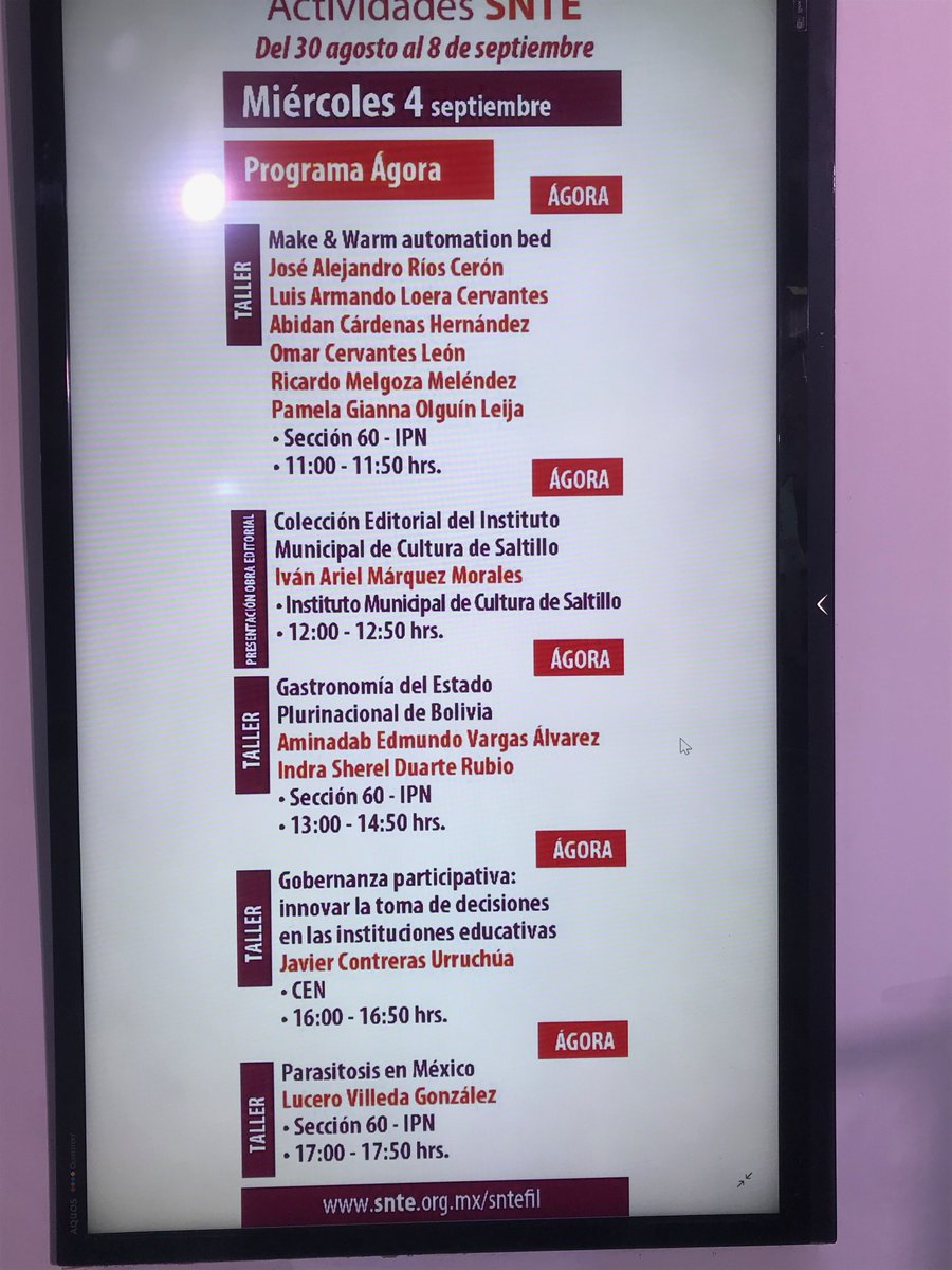 ActitudEs's tweet photo. Buenos días, saludarlos y participarlos de nuestras presentaciones en la exitosa FIL IPN, donde tuvimos el honor de participar por parte del @SnteNacional en la conferencia de Toma de Decisiones y el Taller de Gobernanza, mil gracias Maestro Alfonso Cepeda por la gran oportunidad https://t.co/mCOGEdOen6