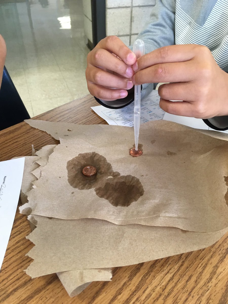 Exploring scientific method with the penny drop lab!