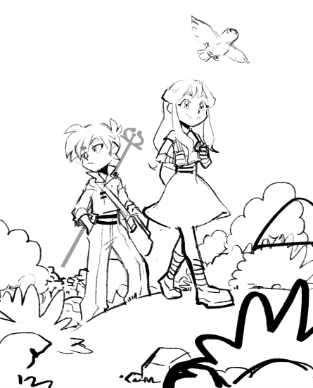 wips of ranielle and lawrence's adventures. these three pics together tell their story pretty nicely 