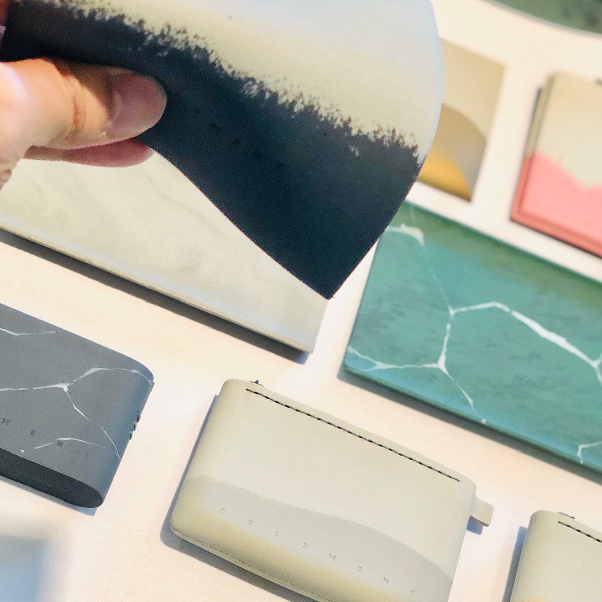 celement_lab's tweet photo. CELEMENT HANDMADE PRODUCTS are the most popular collection!
It represents the aesthetic conflict spirit and have unique texture each one! Now, there are 8 colors in this collection! Please find us and take it home! @MaisonObjet Hall 5A, N53 #maisonetobjet #maisonobjet19 https://t.co/32GCqWXP1V