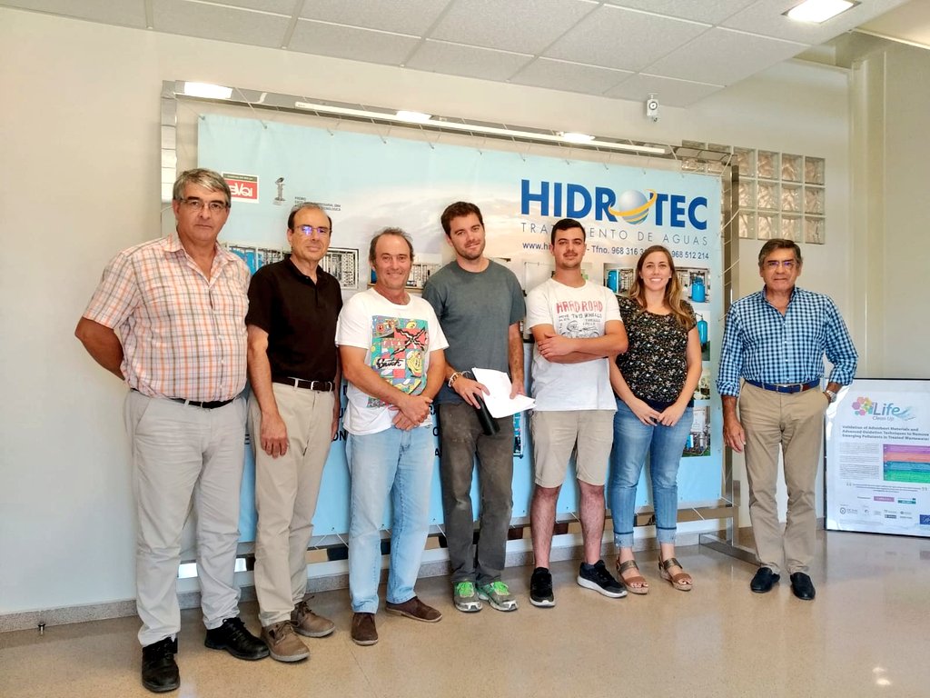 El equipo investigador de la <a href="/agr_sostenible/">Cátedra Agricultura</a> hemos visitado las instalaciones de la empresa <a href="/Hidrotec_tda/">Hidrotec Tratamiento de Aguas, S.L.</a> con la colaboramos en busca de soluciones para el tratamiento de las salmueras 🏞 #Investigación