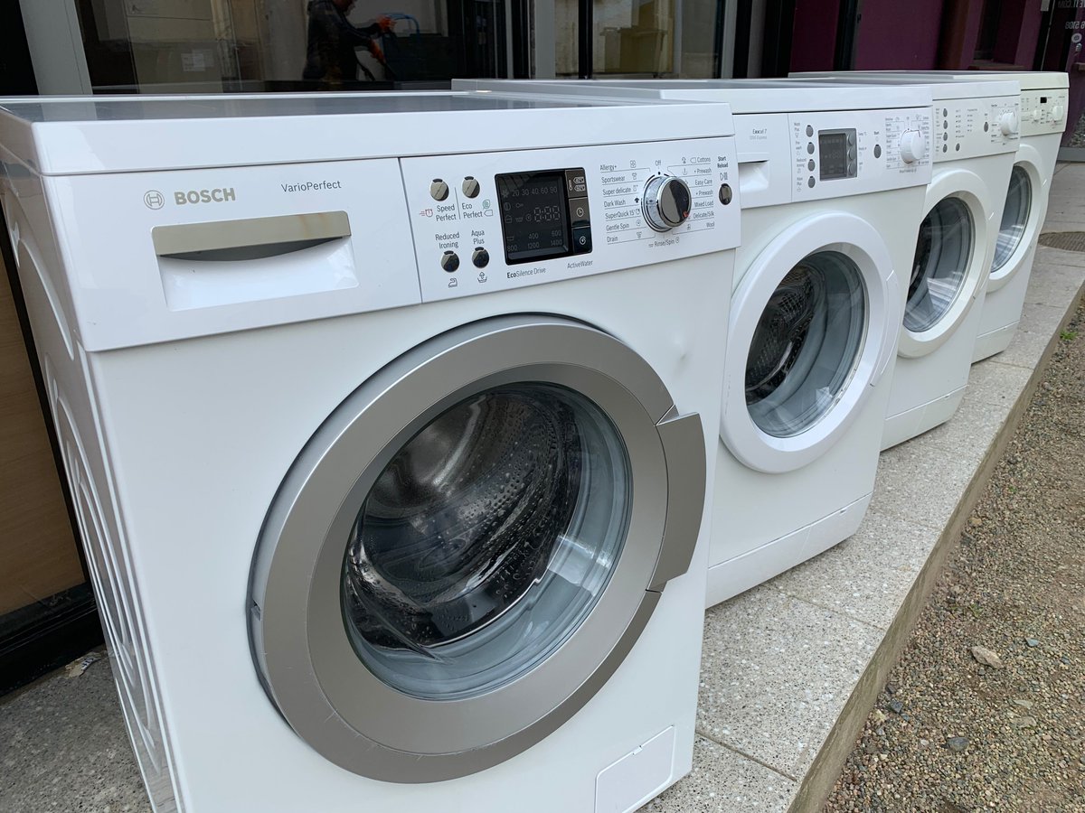 probablyhaveit's tweet image. Need a #washingmachine? With over 20 modern #refurbished machines on display from 6-10kg by leading brands such as #Bosch, #Miele, #Samsung &amp;amp; #Hotpoint we are sure to have a reliable solution for you at a fraction of the cost of buying new. #WhiteGoods #Cookstown #NorthernIreland
