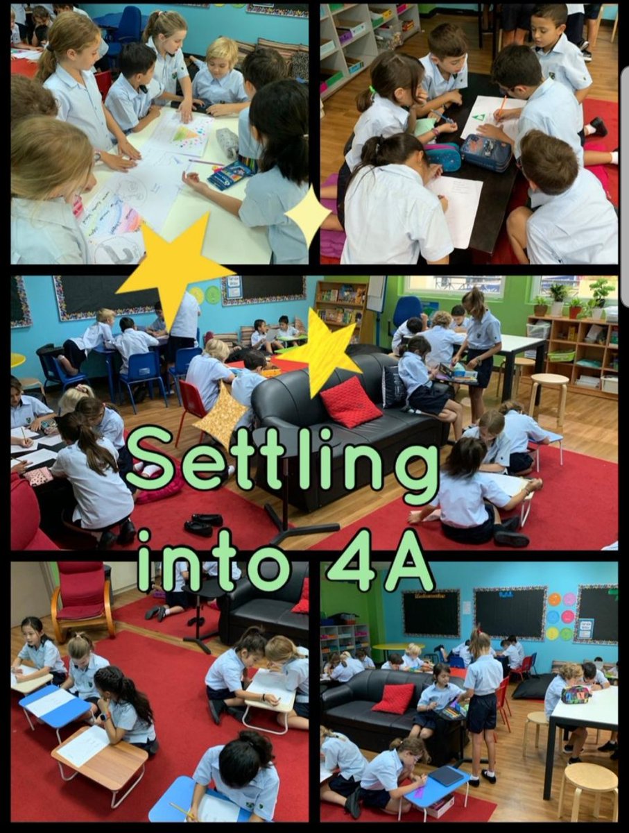 Some of our Year 4s settling in wonderfully into their classes. #DIAYear4 #dreaminspireachieve