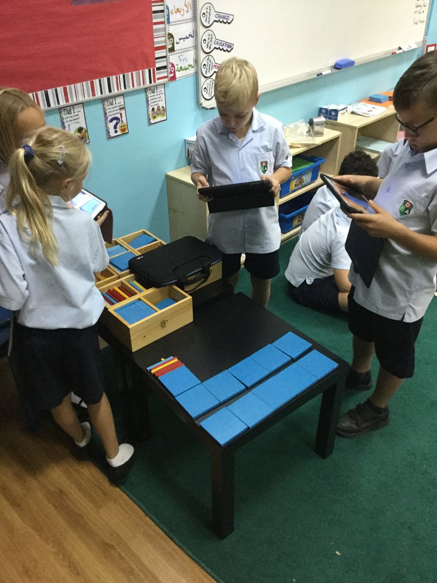 DIA Year 4s showing their practical investigation skills building and representing numbers in our place value unit. #DIAYear4 #dreaminspireachieve