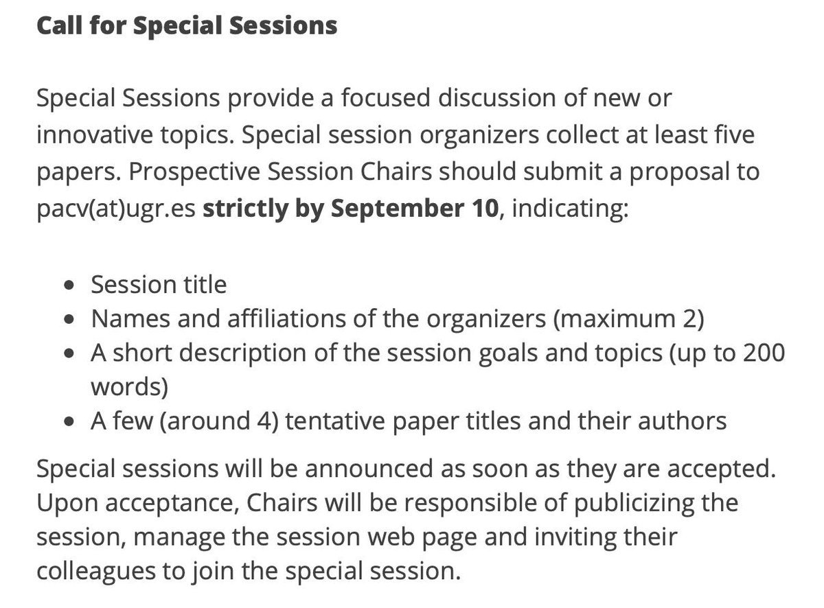 Send your Special Sessions proposal for @Evostar2020 as soon as possible to pacv(at)ugr(dot)es 

Check the details at evostar.org/2020/cfp_evoap…