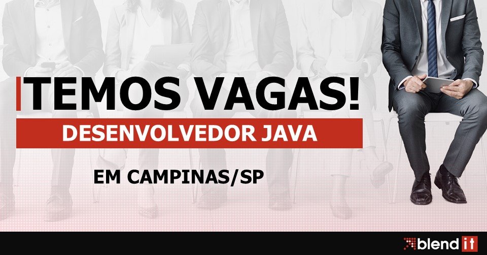 blenditconsult's tweet image. Oportunidade para Desenvolvedor Java Sênior em Campinas/SP para projeto de 2 meses, podendo prorrogar.
Venha trabalhar na Blend IT! #VagasTI #Vaga #DesenvolvedorJava
Saiba mais detalhes: bit.ly/2PrUZTR