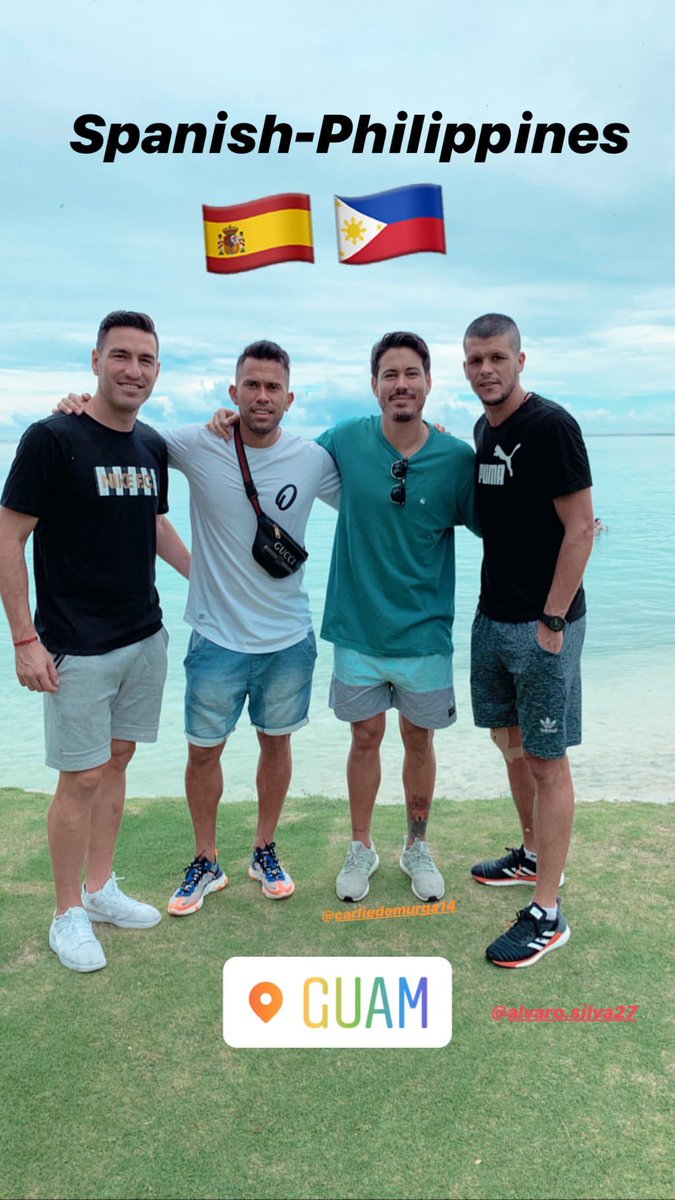JaviPatz9's tweet photo. Filipino-Spanish #Azkals players in Guam ⚽️

📷 @JaviPati9 https://t.co/6MMNHmgfk9