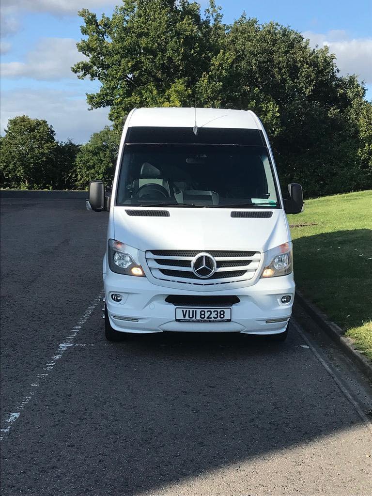KlarnersC's tweet photo. We are very excited to introduce our new 16 seat minibus, which we took delivery of this week. Look out for us on the road in the next couple of days !! https://t.co/6RLUDxxS86