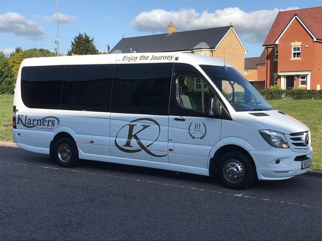 KlarnersC's tweet photo. We are very excited to introduce our new 16 seat minibus, which we took delivery of this week. Look out for us on the road in the next couple of days !! https://t.co/6RLUDxxS86