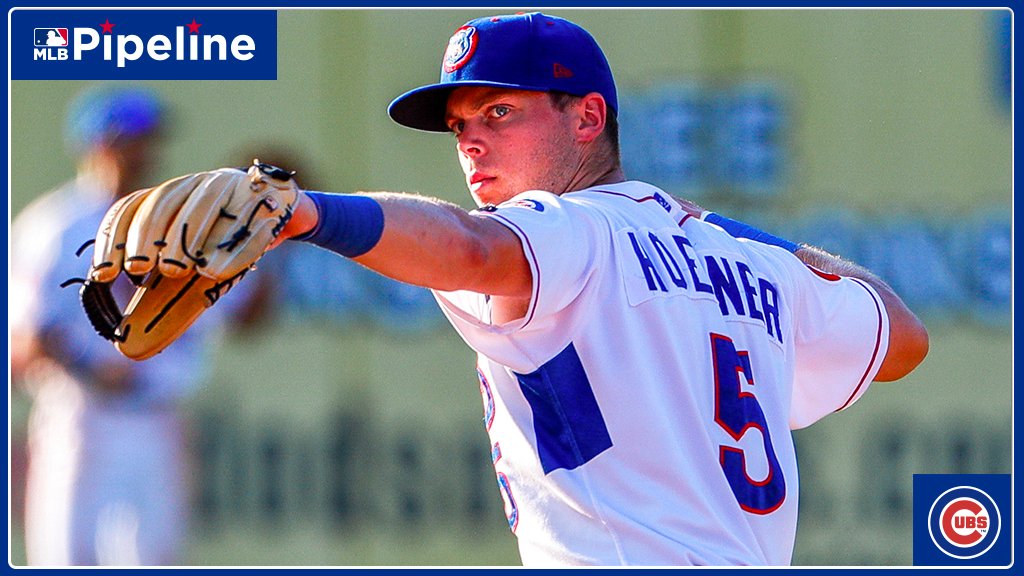 MLBPipeline's tweet photo. #Cubs calling up No. 1 prospect &amp; 2018 first-round #MLBDraft pick Nico Hoerner. Here's the scouting report, tool grades, stats &amp; more on the @StanfordBSB product, who is #MLB's No. 47 overall prospect: https://t.co/bdu9gmcmvx https://t.co/Taz26vI4R9