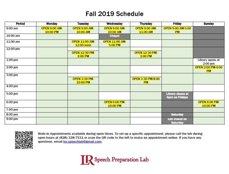 LRUSpeechLab's tweet image. ‼️We are open ‼️Come visit us in the Speech Lab for help on upcoming presentations for Com 111 or another class! #lenoirrhyne #lrucore