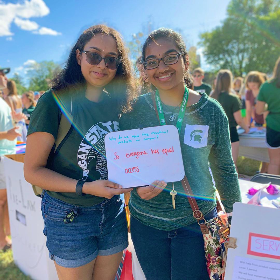 Menstrual care is not a luxury...it's a necessity! This year we teamed up with a number of great student organizations including <a href="/MsuPeriod/">PERIOD.MSU</a> who handed out free UltuCups to students on campus. Keep an eye out for <a href="/UltuCup/">UltuCup</a> at your school or in your community. #menstrualmovement
