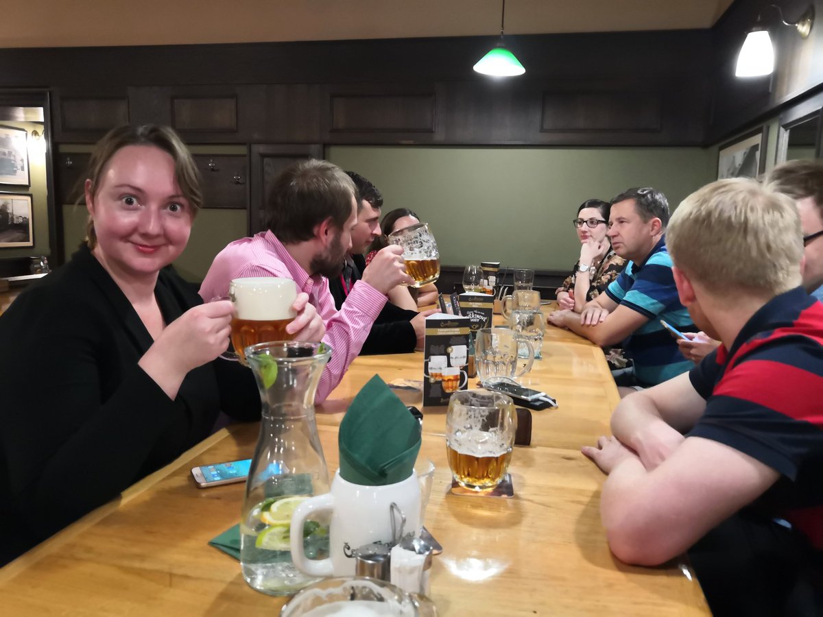 vojtech_fiala's tweet photo. @milanhoraplzen @Prazdroj1 @JoanaDoCarmoSi @NovakLf2 @kubarezac National evening at #EUREP19 with @CUS_CLS_JEP and @milanhoraplzen https://t.co/jSf8S0UIqe