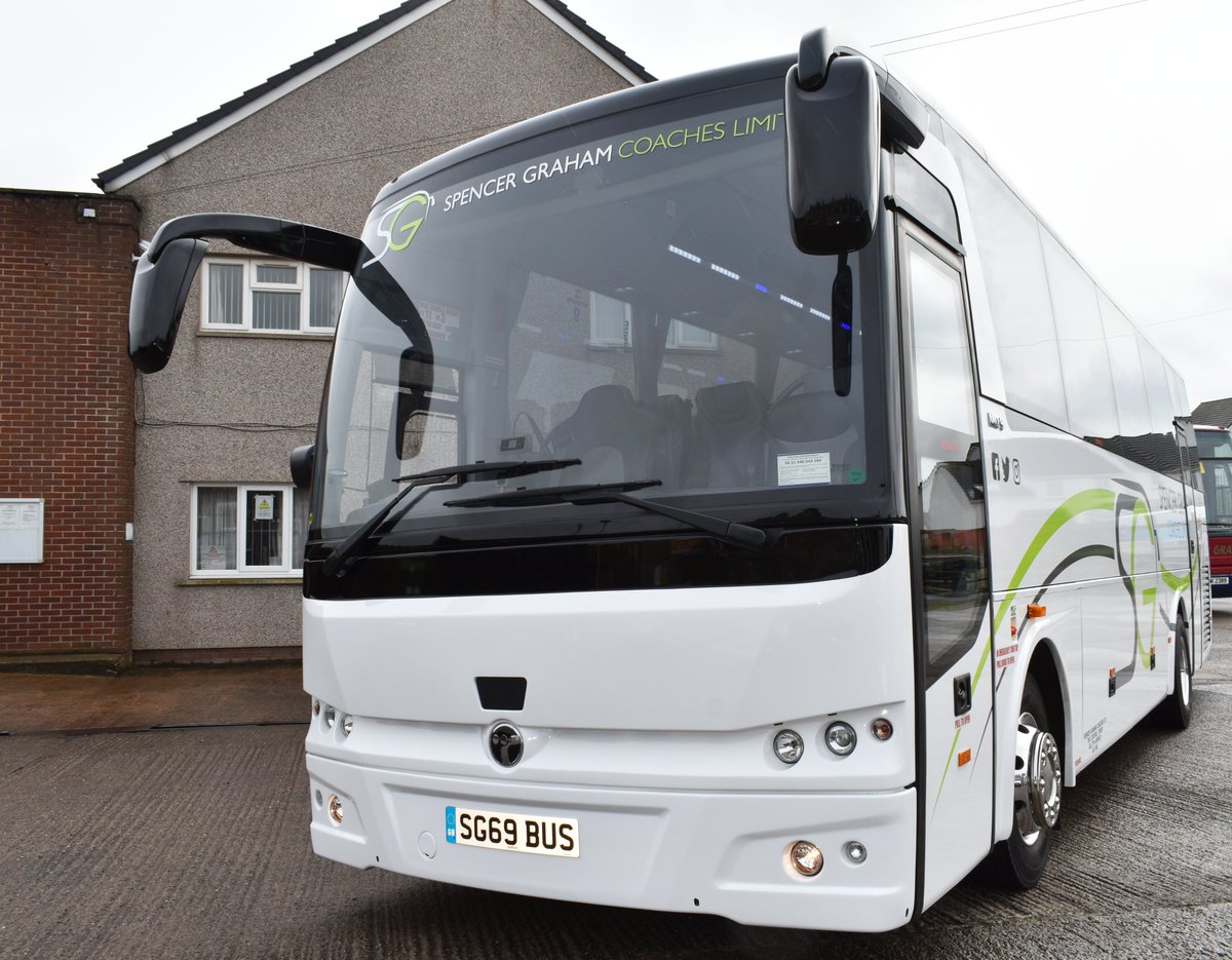 sg_coaches's tweet photo. Another Great Job From Stuart Jenkinson & Co @ POD Signs & Graphics! We Think She Looks Brilliant & Fits In Just Grand!
What Do You All Think? π
#LooksThePart #NewLivery #TemsaMD9 #Euro6 #SG69BUS @ArrivaBusCoach https://t.co/yzz9NR5xmd