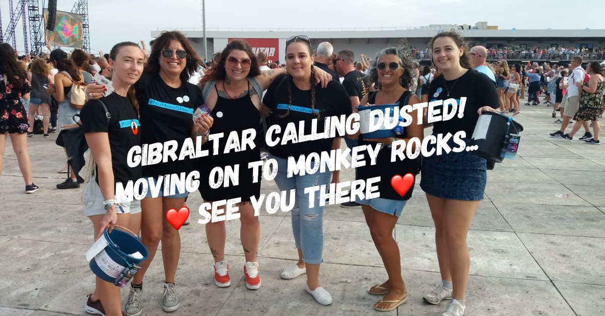 NMSGib's tweet photo. Volunteers out and about again tomorrow. Enjoy National Day but stay safe people!!
#MonkeyRocks #LetsTalkAboutSexSafety #NoMoreShame. https://t.co/rS9Y2x1fVq