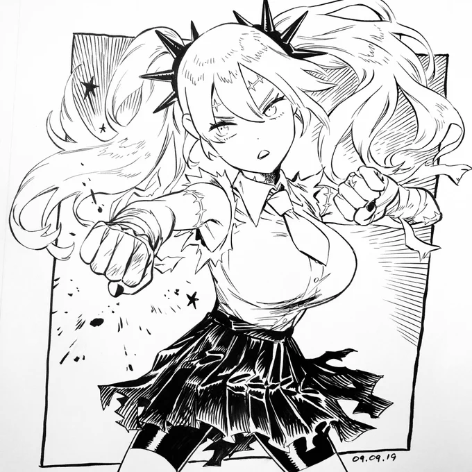 #DEVILSCANDYCOMIC Kickstarter 5 DAYS LEFT!
Here's a #RiverCityGirls style Pandora!
?????
https://t.co/n3LBqyy140 