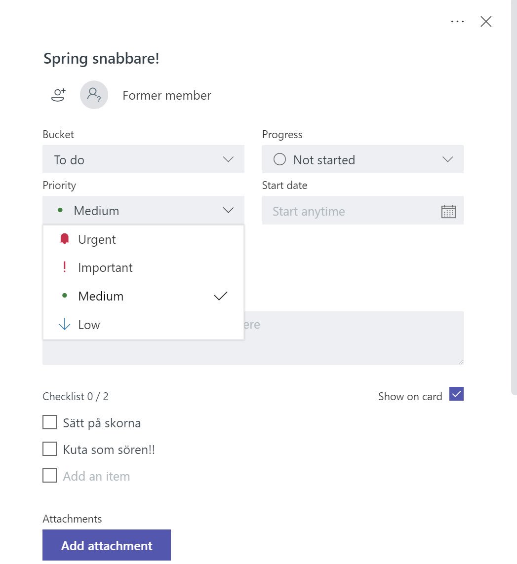 deltanr1's tweet image. Wow, missed this: settings priority in #msplanner #MicrosoftTeams Thanks for pic @StefanHult