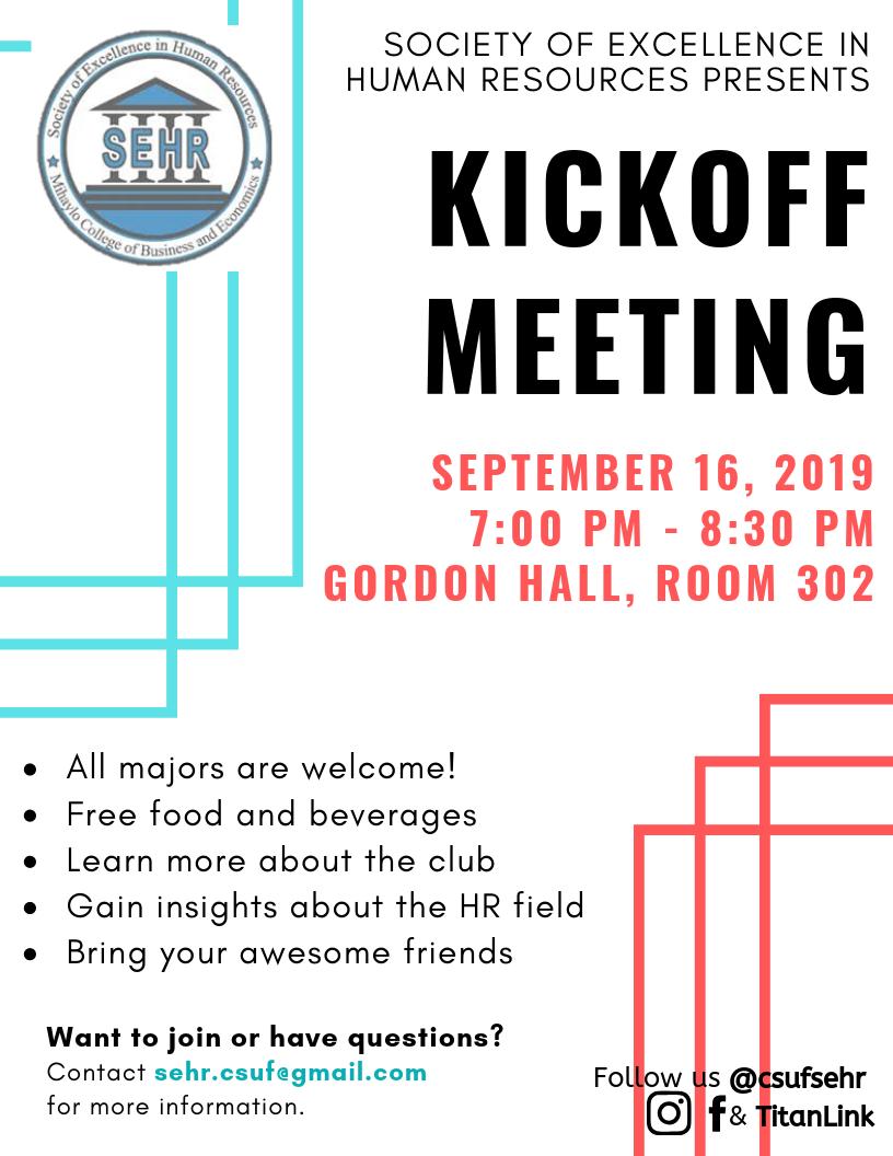 csufsehr's tweet photo. Mark your calendars, Titans! Join us for our first meeting if the year next Monday, September 16. If you didn't get a chance to see us at Discoverfest, you can sign up to join. See you all there! #csuf#mihaylo#business#humanresources https://t.co/m2riPTSFfX