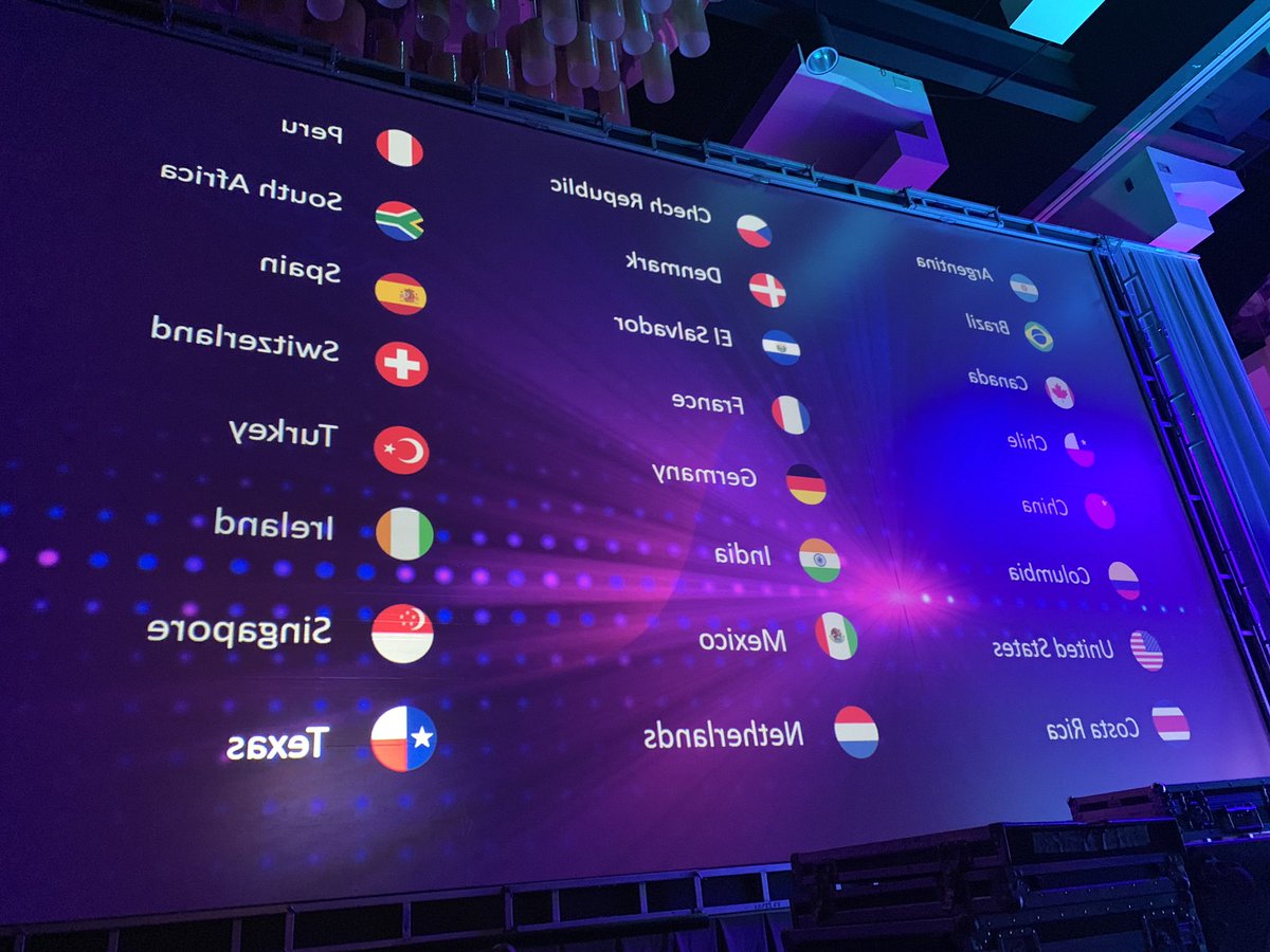 ecdailing's tweet image. The view from #backstage is still impressive! 23 countries represented  at #InspireDays2019 ! It’s going to be a great few days with @Quadient in #SanAntonio .