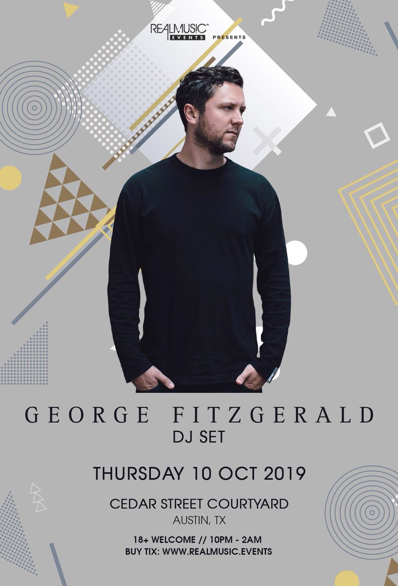 RealMusicEvents's tweet photo. Hello 👋 @georgefitzmusic heads to Austin for a rare appearance on Oct 10th! Tickets on sale Tuesday at noon. https://t.co/LeFnbjeVB6