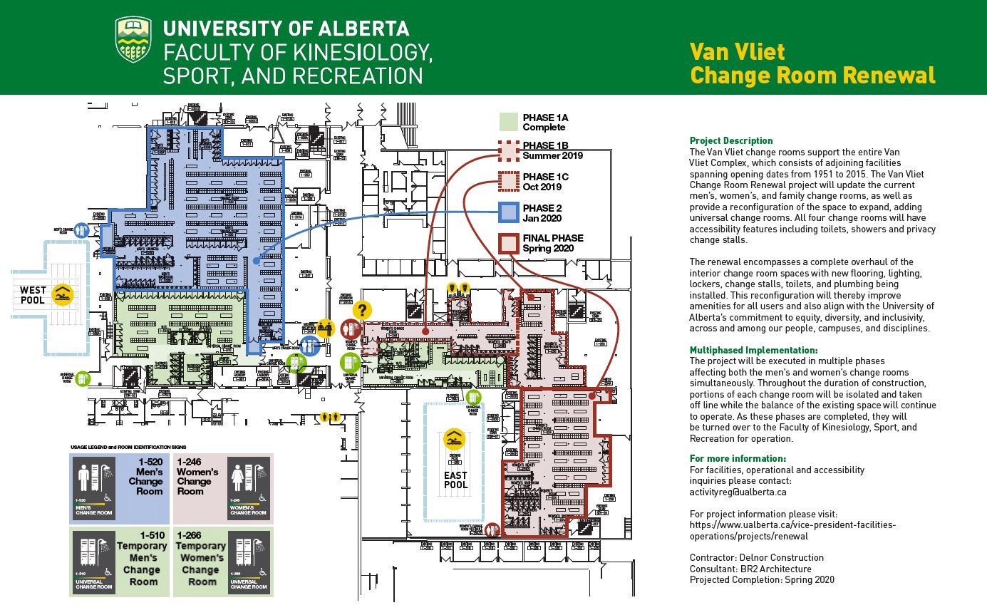University Of Alberta Hospital Map University Of Alberta On Twitter: "Temporary Change Rooms Are Now Open In  The Van Vliet Complex Until Renos On The Main Men's And Women's Locker  Rooms Are Completed Early Next Year. For