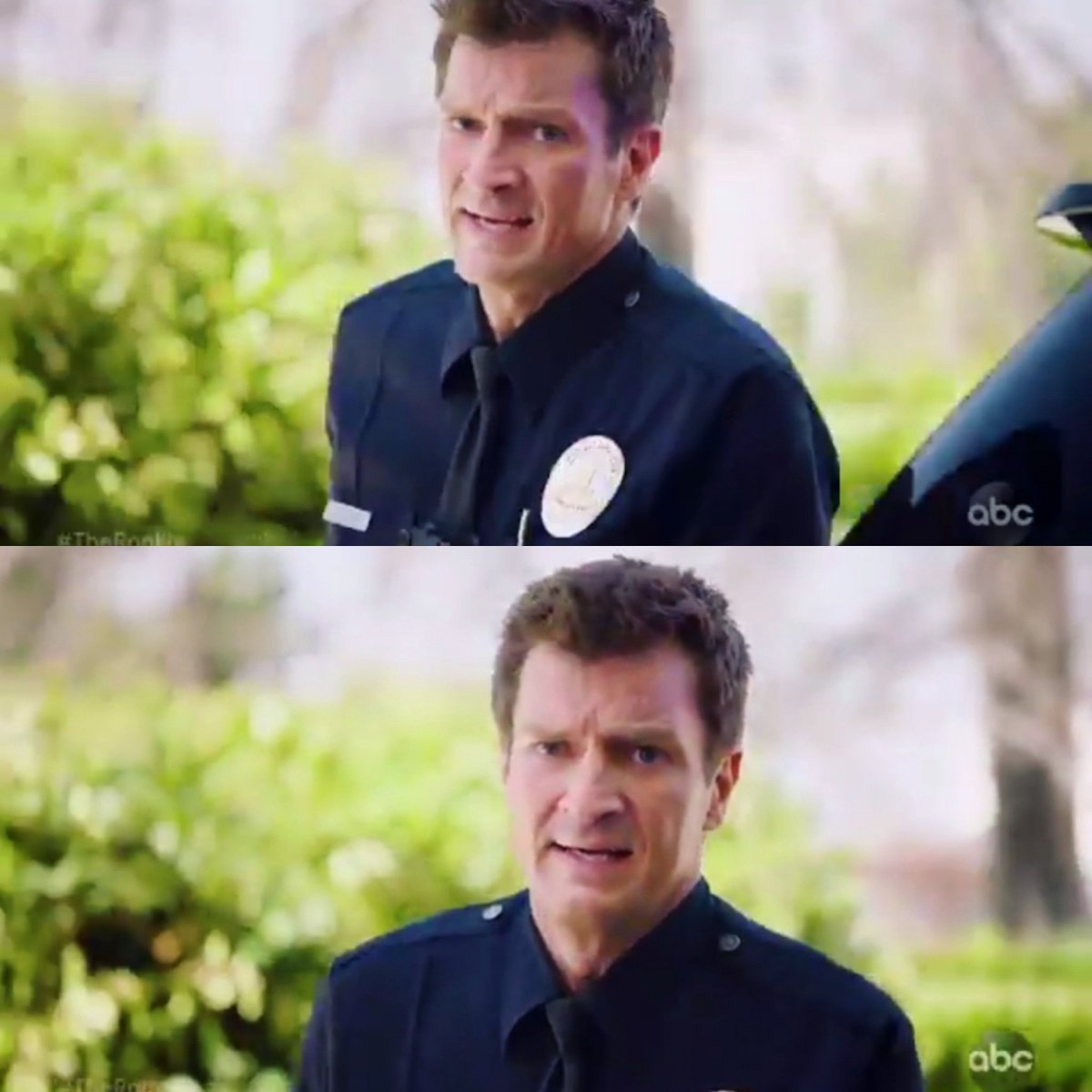 mitwitt1's tweet photo. The Rookie season 2 #TheRookie #NathanFillion  #JohnNolan #CaptainNate #TheRookieabc https://t.co/xaiSPQz4TS