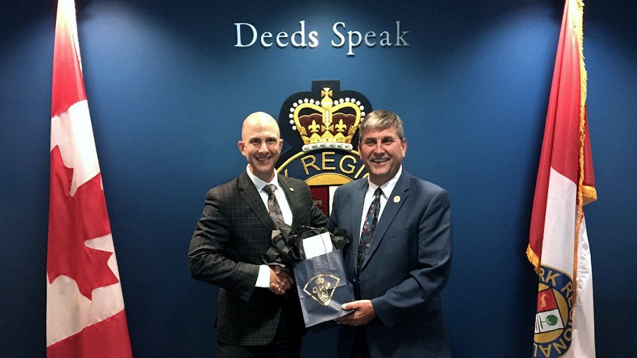 #Congratulations @YRP Chief Jolliffe on your 40th Anniversary in policing. #ThankYou for your many contributions and dedicated leadership in law enforcement. #DeedsSpeak.