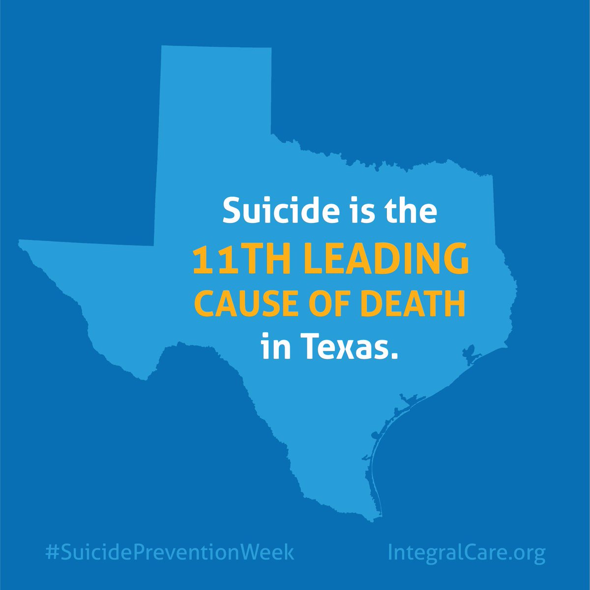 IntegralCareATX's tweet photo. It's National Suicide Prevention Week, a time to raise awareness that suicide is a major preventable cause of premature death. If you need help, please call our 24/7 Helpline at 512-472-HELP (4357). We're here around-the-clock to provide immediate emotional support. #NSPW2019 https://t.co/GyfVAzowJU