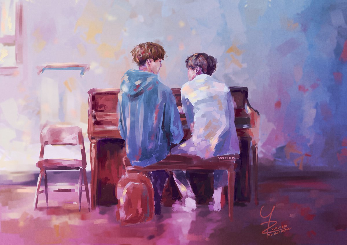 yurieem's tweet photo. “𝘠𝘰𝘶 𝘬𝘯𝘰𝘸, 𝘺𝘰𝘶 𝘴𝘩𝘰𝘶𝘭𝘥 𝘸𝘳𝘪𝘵𝘦 𝘢 𝘴𝘰𝘯𝘨 𝘧𝘰𝘳 𝘮𝘦.”

from "feels like summer": https://t.co/aRb995gnjU  
#btsfanart #yoonkook https://t.co/eXutXOASvi