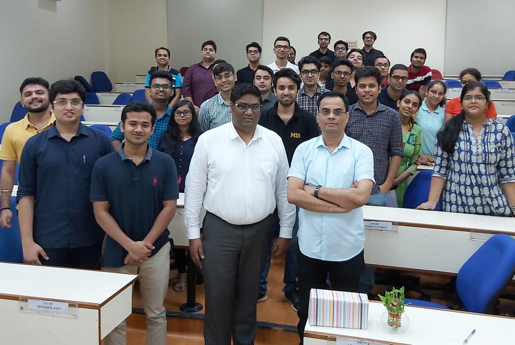 MDIGurgaon's tweet image. The Entrepreneurship Cell of MDI Gurgaon organized the 5th season of its B-Plan competition “Pitchers”
The event was judged by Mr. Tapan Mukherjee, Chief Consultant at Tapan Mukherjee and Co and Mr. Manoj Srivastava, Professor at MDI Gurgaon
#Startup #Mandevian #Bplan #MDIGurgaon