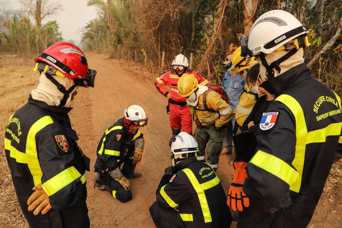 armeedeterre's tweet image. Les unités d&apos;instruction et d&apos;intervention de la sécurité civile #UIISC sont des unités de l’@armeedeterre mises pour emploi auprès du ministère de l’Intérieur @Place_Beauvau. Une de leurs spécialités est de lutter contre les feux de forêts, comme 👉 en Bolivie
#ActForAmazonia