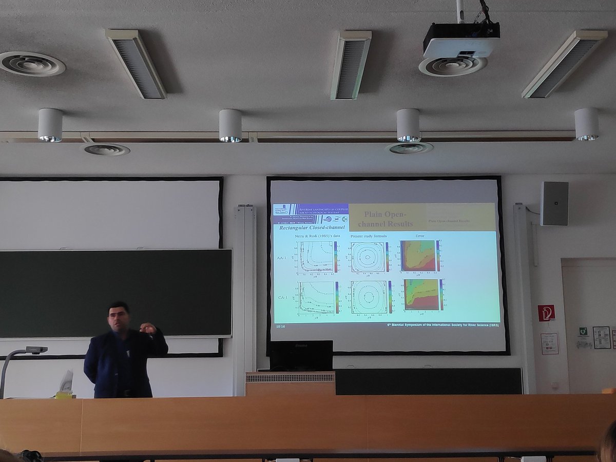 SMART_emjd's tweet photo. Flooding increases in a changing climate. Emphasizing importance of river engineering and monitoring, #smartphd alumnus Dr. Seyed Hossein Mohajeri @ISRS2019 @BOKUvienna #isrs2019 https://t.co/vI7iNfUKyV