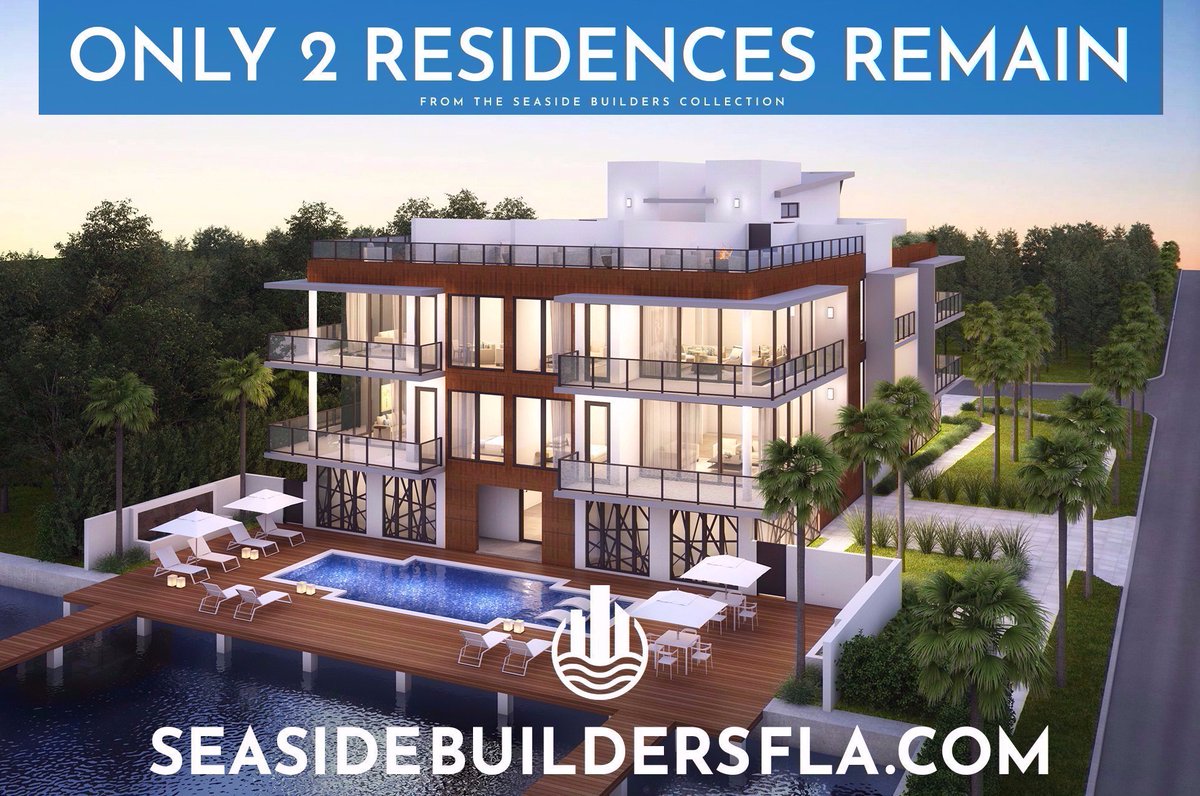 SeasideBuildFLA's tweet photo. Only 2 units remaining!

See more of our Cove 4 project at:
https://t.co/KiA4UqnybQ

#LuxuryHomeBuilder #SeasideBuilders #PicOfTheDay #Delray #Townhomes #Homes #Luxury https://t.co/Hyf1WfTEcU