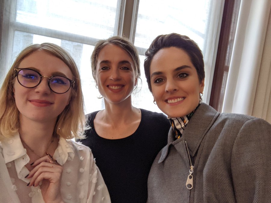 Amandine Dall'Omo avec Adèle Haenel et Noémie Merlant