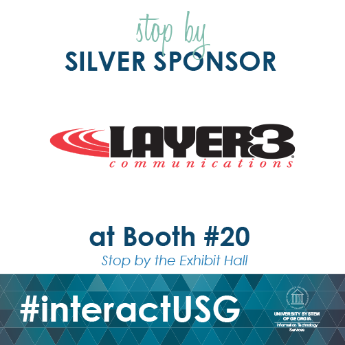 interact_USG's tweet photo. Stop by booth #20 to visit Layer 3 at @interact_USG. #interactUSG https://t.co/n9Iqs4mlud