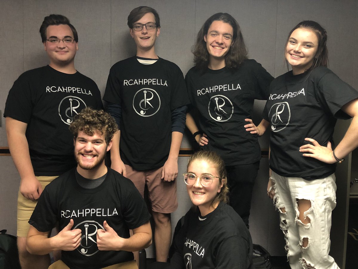 After three days of auditions and callbacks, we are very excited to announce the newest members of RCAHppella!!!!

From left to right, please give a warm welcome to David, Louis, Drew, Sophie, Ethan and Elysia! 

We can't wait to see what the year holds for our new group❤️