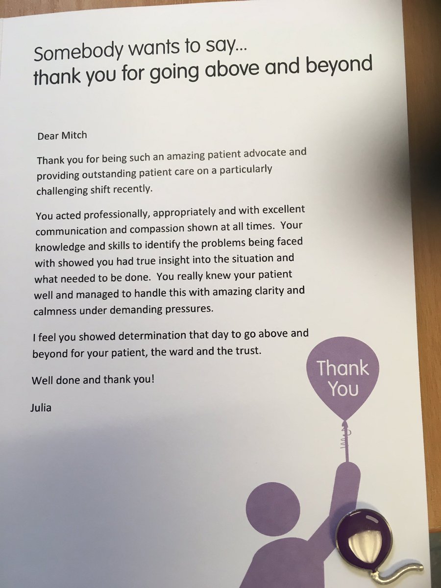 Lovely to receive this card from a member of the dart 🎯 team #aboveandbeyond #meaningfulrecognition