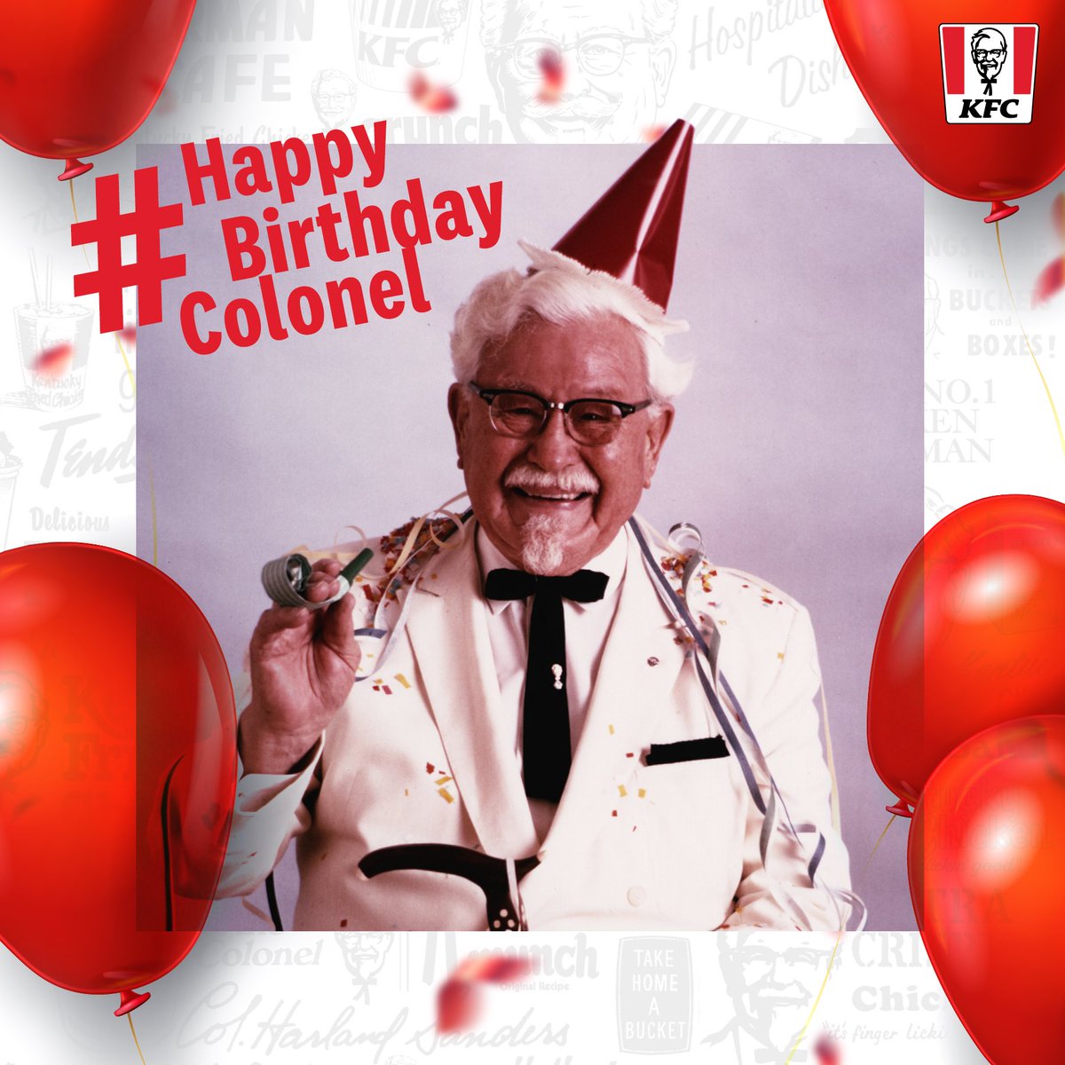 #happybirthdaycolonel

🍗+❤️