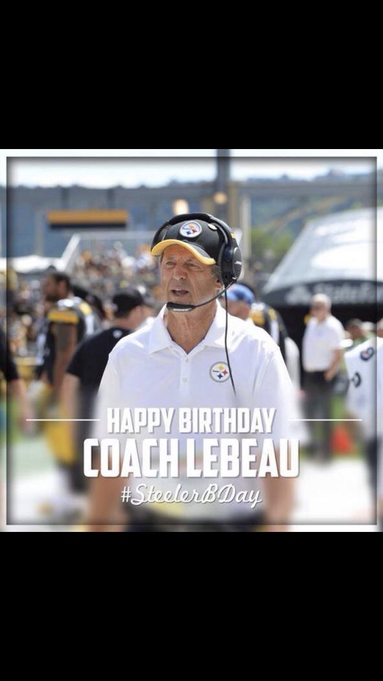 Happy Birthday to this  coach Dick LeBeau!!  