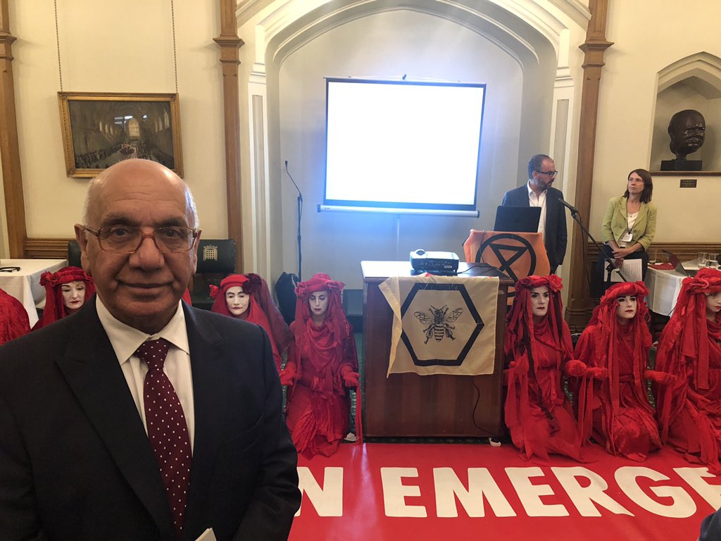 VirendraSharma's tweet photo. I’m happy to stand alongside @ExtinctionR in Parliament today. We are facing a climate emergency and without action millions will die. We cannot carry on as we are - we have to act. https://t.co/hzGm19S2dw