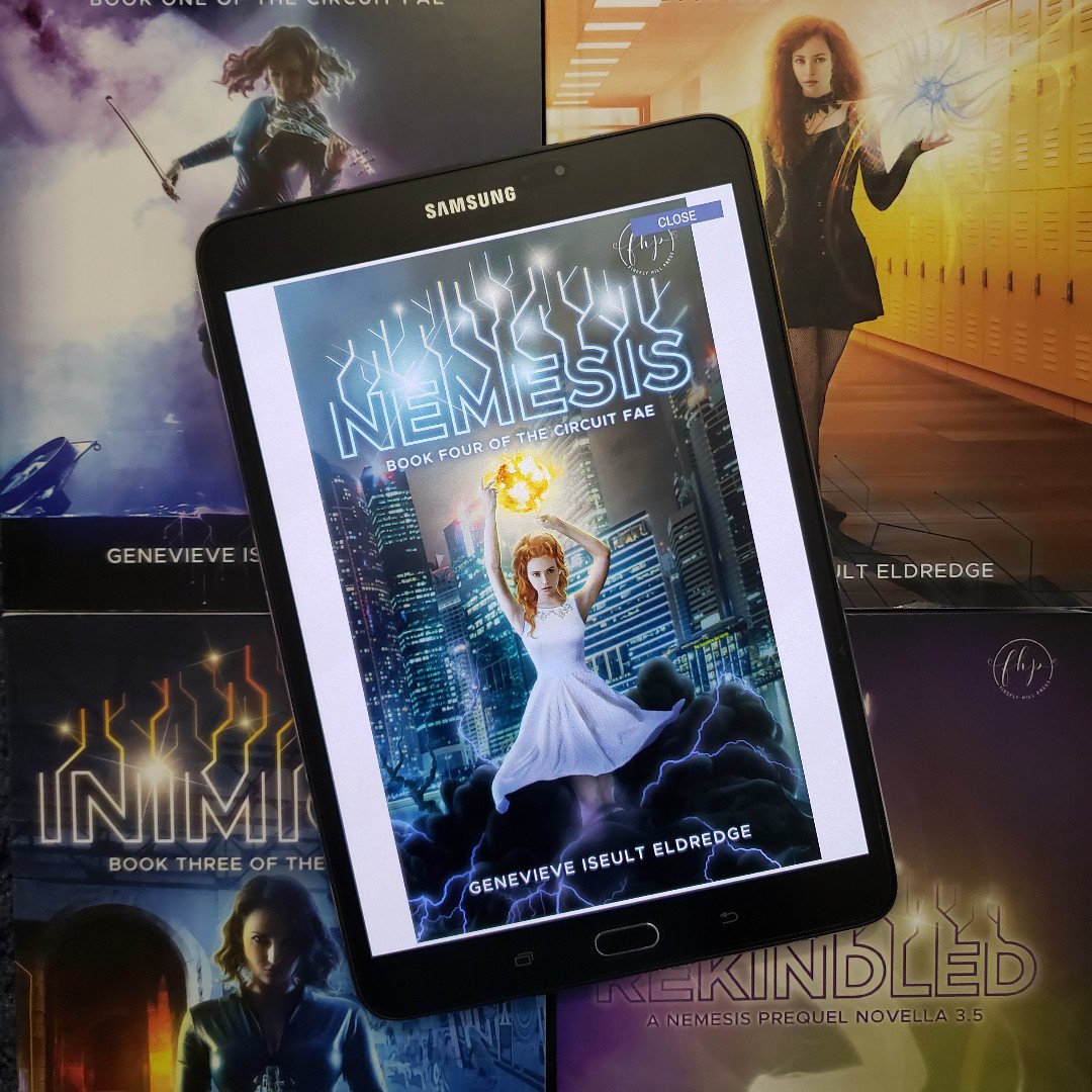 DreamReadRepeat's tweet photo. "We’re the queens, genetically engineered to kill each other."
.
Read our review of Nemesis, book 4 of the Circuit Fae series available on Sept 10! Link in bio.
.
✒️📸 Renee
.
#Nemesis #CircuitFae #YA #UrbanFantasy #Blogpost #Bookstagram #DreamReadRepeat #BookReview https://t.co/yJKGWY9Zlb