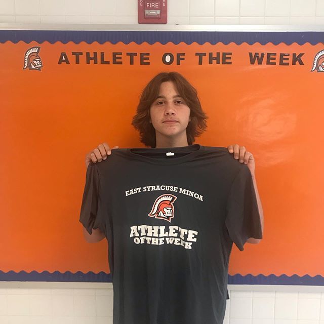 Congrats to sophomore QB Tyler Bell, Athlete of the Week (9/2-9/8). Tyler helped lead ESM football to a 36-8 win over Edison Tech in the season opener, throwing for 214 yards (12-19) and 5 touchdowns. #GoSpartans