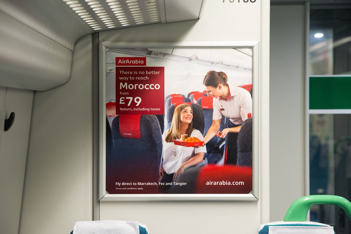 MediaAG's tweet photo. Our latest campaign with @airarabiagroup will surely make you want to get away 🛫 Let us know if you can spot these amazing ads across London! https://t.co/VqcxU0jTDk