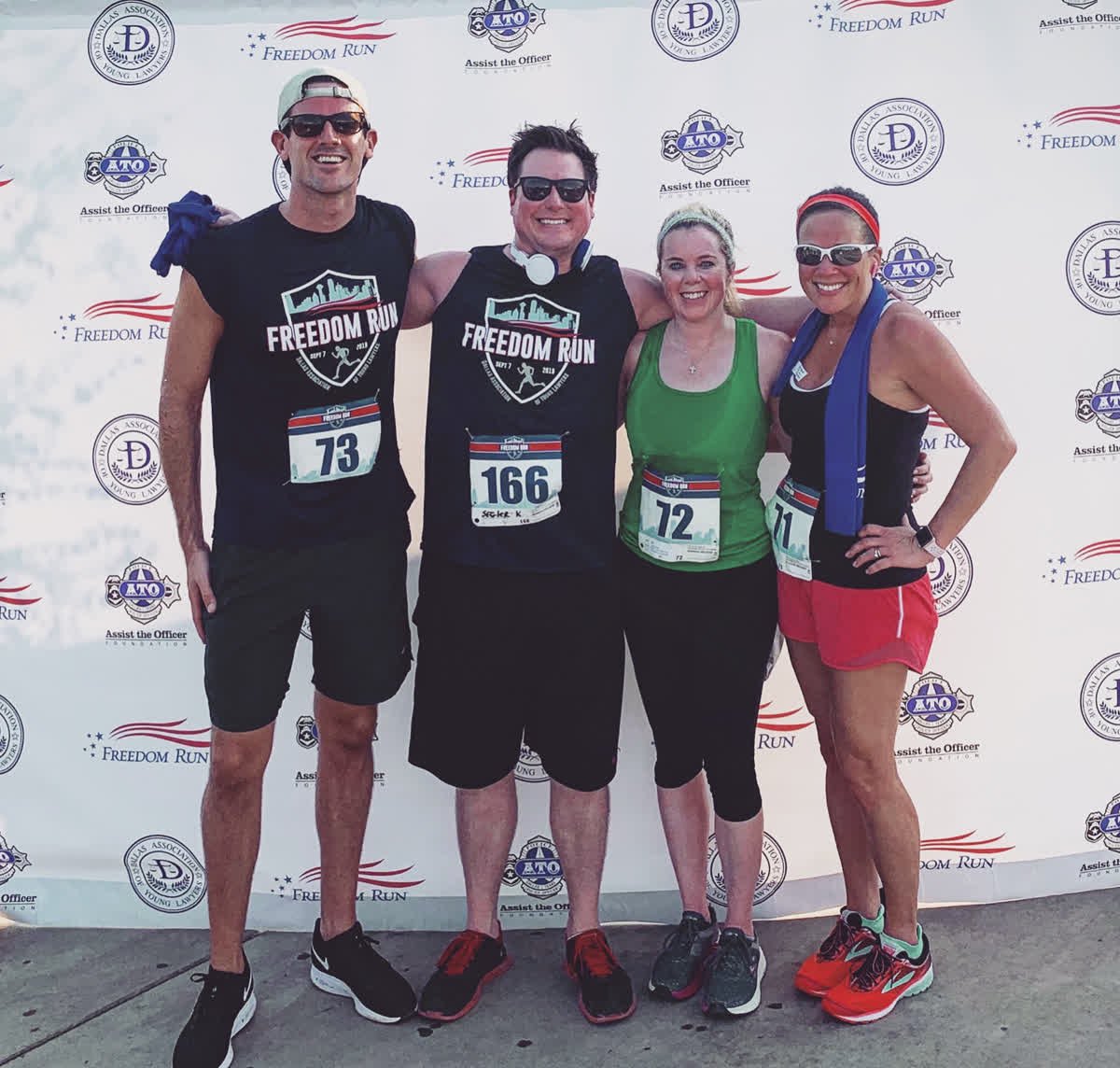 KoonsFuller's tweet photo. #KoonsFuller was thrilled to be a second year sponsor of the #DAYLFreedomRun this past weekend! Pictured below is @C_Meuse, @KevinSegler, Laura Hayes and Jenny Gomez. https://t.co/VhE0B8CbVo