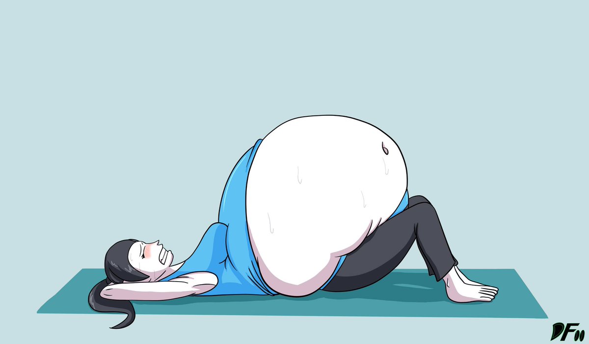 A really old drawing I did of wii fit trainer. 