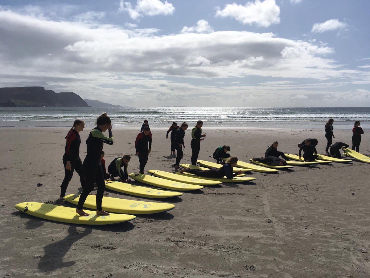 FriaryCollege's tweet photo. September Sunshine ☀ on Keel Beach 🏖 Surfing 🏄‍♀ #invigorating #CoisFarraige #Laughter #TY #wildatlanticway https://t.co/qjR9ml4jXG