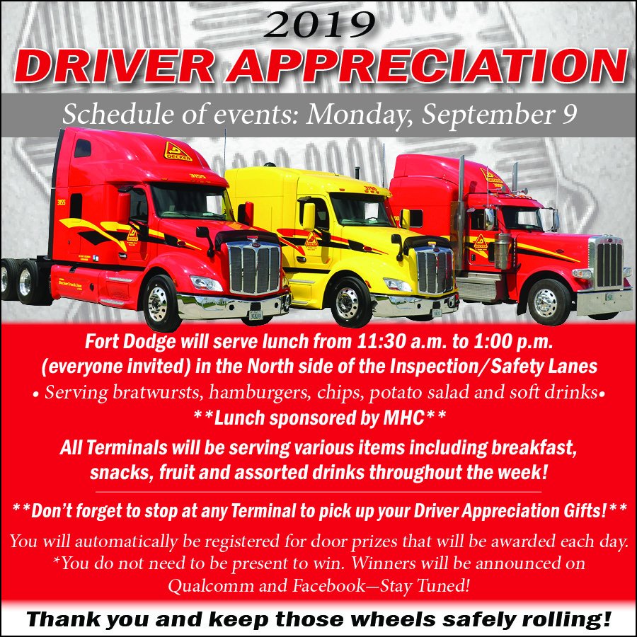 DeckerTruckLine's tweet photo. Happy Driver Appreciation Week!
#driventobethebest #deckertruckline #ndaw #driverappreciationweek #thankful4ourdrivers #weloveourdrivers #whydecker https://t.co/wlOjaEPQr2
