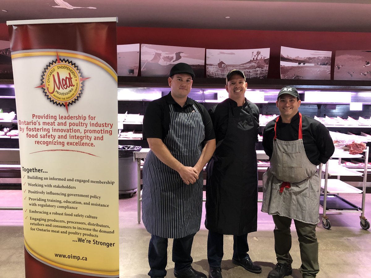 HomegrownOn's tweet photo. Contestants Ready!! @healthybutcher @townsendbutcher @butcherherri @OIMPA https://t.co/I02pQHREvO